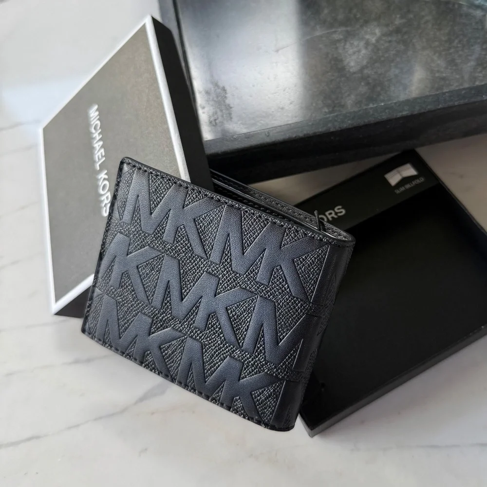 New Michael Kors Andy Slim Billfold Wallet